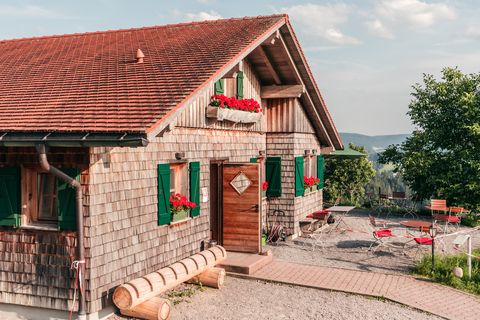 Die Panoramahütte in Schwarzenberg